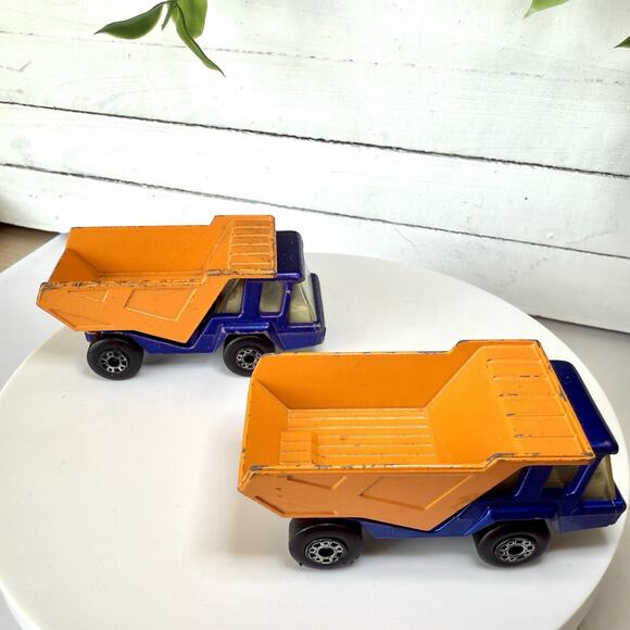 Vintage Matchbox Vehicle Construction Lot - Cement Mixer, Bulldozer, Dump Trucks - Picture 7 of 10